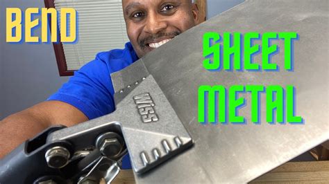 bending sheet metal by hand